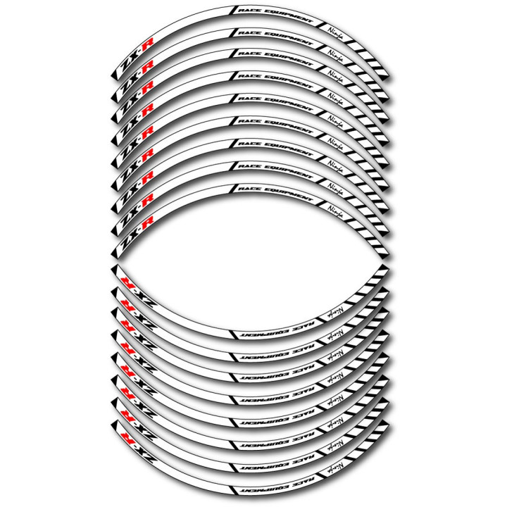 Kawasaki Zx R Ninja Wheel Stripes Stickers Decals - DecalsHouse