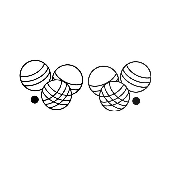 Buy Bocce Balls Decoration Decal Sticker Online