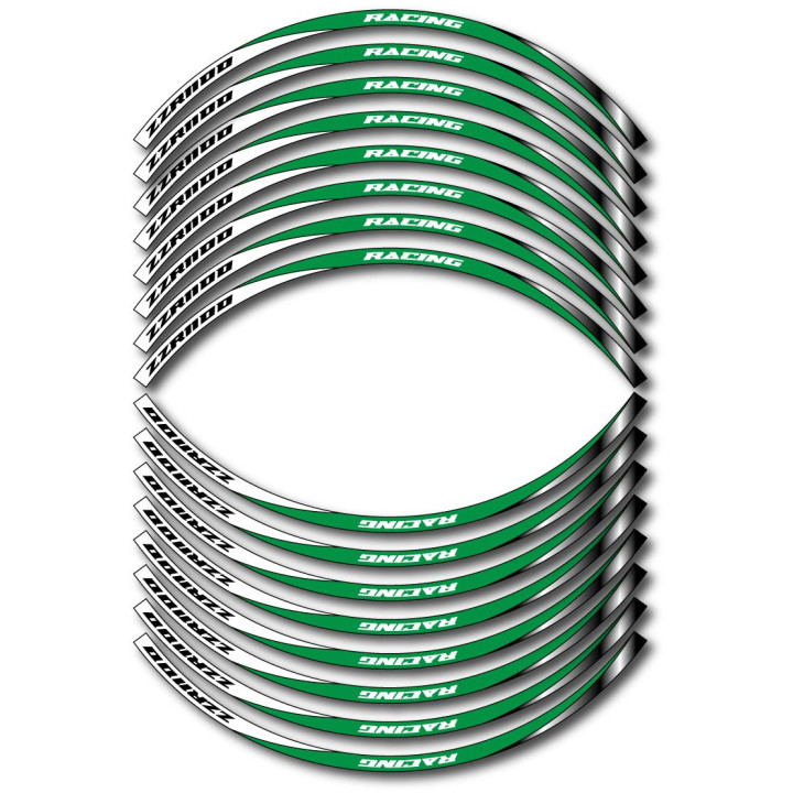 Kawasaki Zzr 1100 Style 3 Wheel Stripes Stickers Decals - DecalsHouse