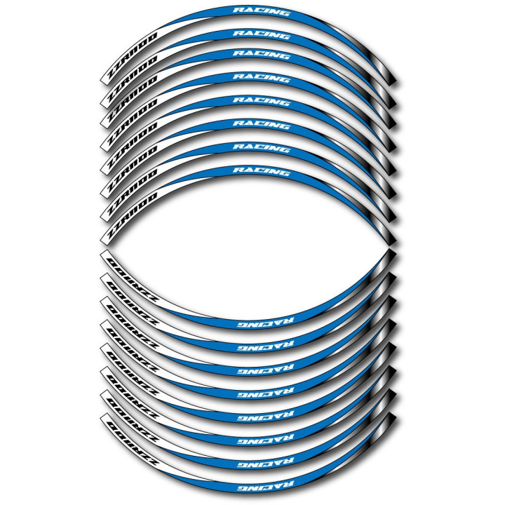 Kawasaki Zzr 1100 Style 4 Wheel Stripes Stickers Decals - DecalsHouse