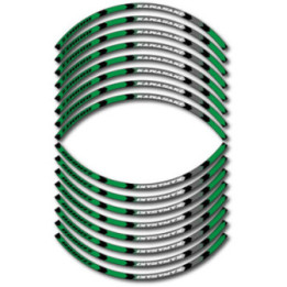 Kawasaki Zzr 1100 Style 8 Wheel Stripes Stickers Decals - DecalsHouse