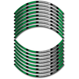 Kawasaki Zzr 1200 Style 2 Wheel Stripes Stickers Decals - DecalsHouse