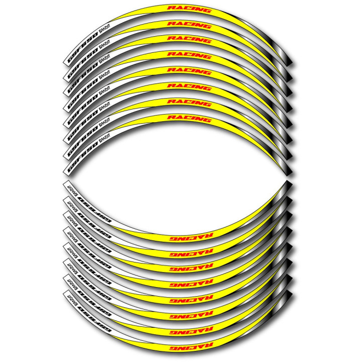 Suzuki Gsf 650 Bandit Style 2 Wheel Stripes Stickers Decals - DecalsHouse