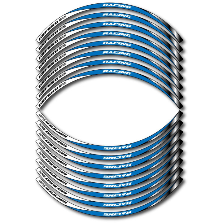 Suzuki Gsf 650 Bandit Style 4 Wheel Stripes Stickers Decals - DecalsHouse