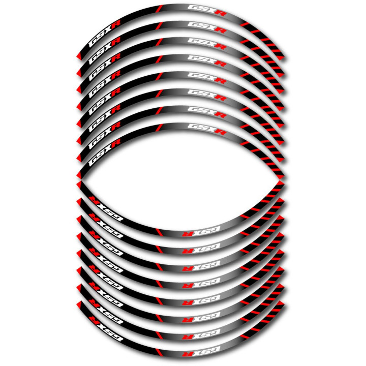 Suzuki Gsx R Wheel Stripes Stickers Decals - DecalsHouse