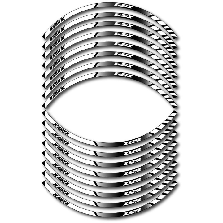 Suzuki Gsx Wheel Stripes Stickers Decals - DecalsHouse