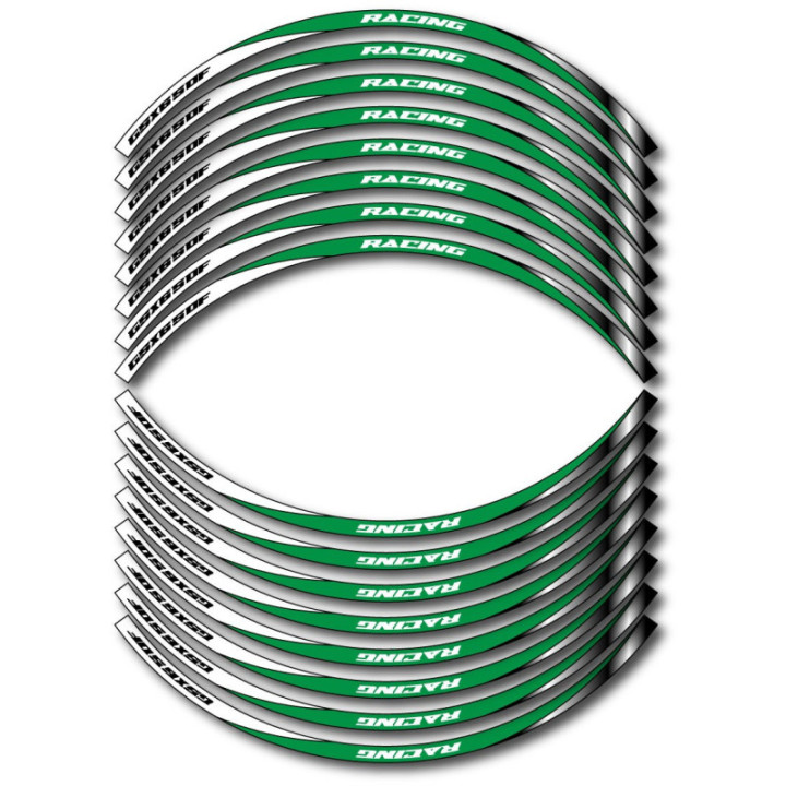 Suzuki Gsx650 F Style 12 Wheel Stripes Stickers Decals - DecalsHouse