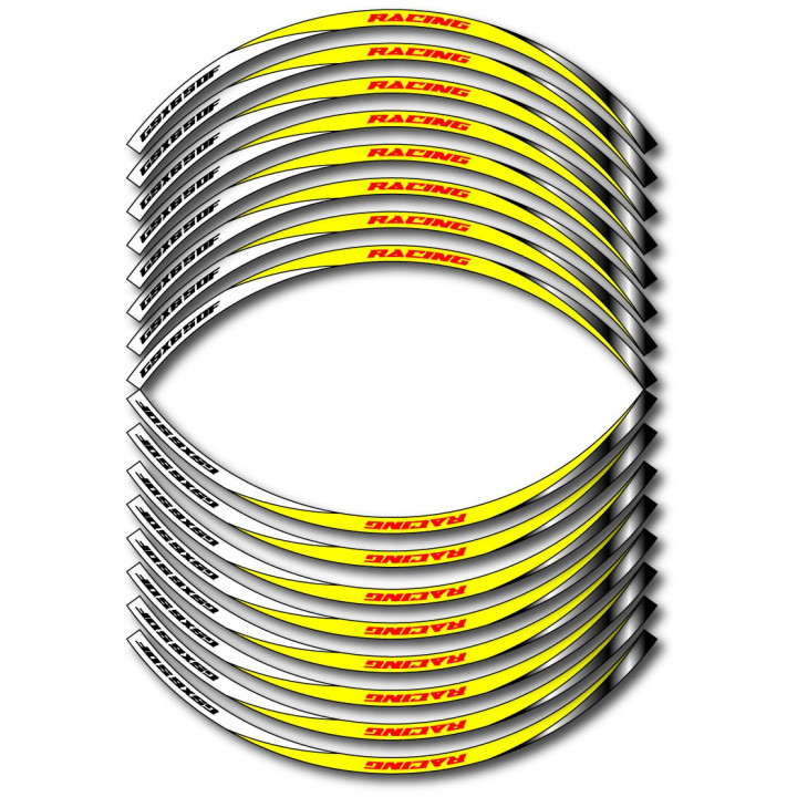 Suzuki Gsx650 F Style 13 Wheel Stripes Stickers Decals - DecalsHouse