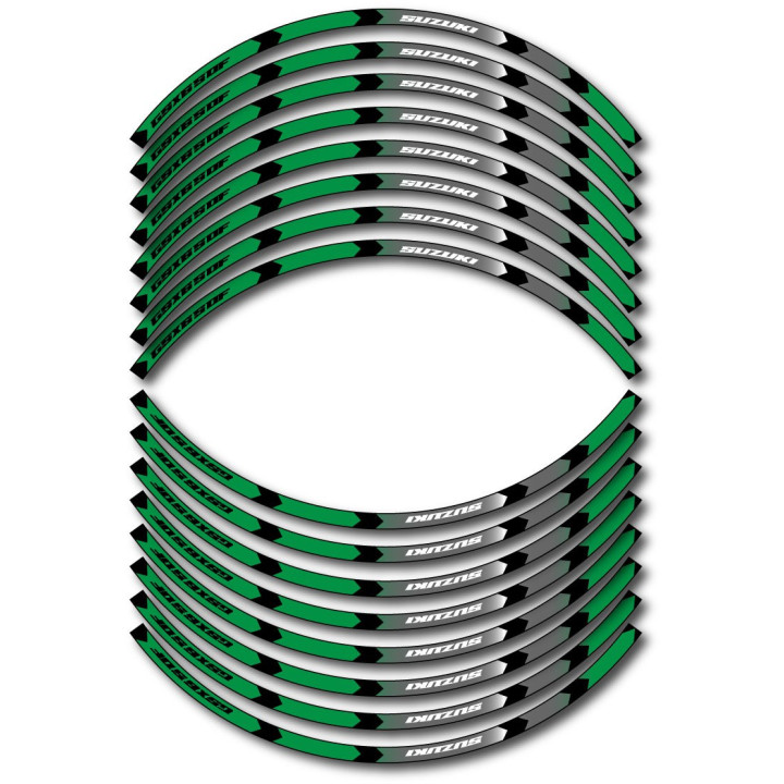 Suzuki Gsx650 F Style 2 Wheel Stripes Stickers Decals - DecalsHouse