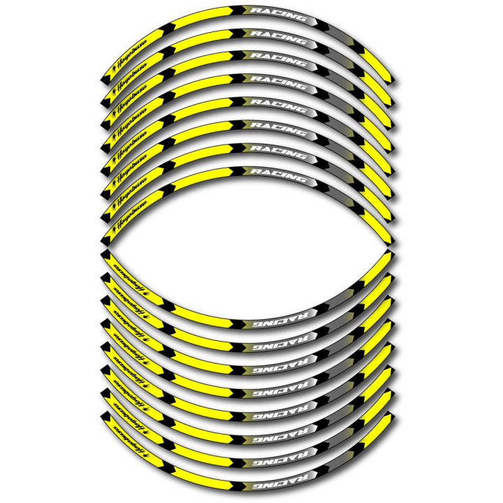 Suzuki Hayabusa Style 9 Wheel Stripes Stickers Decals - DecalsHouse