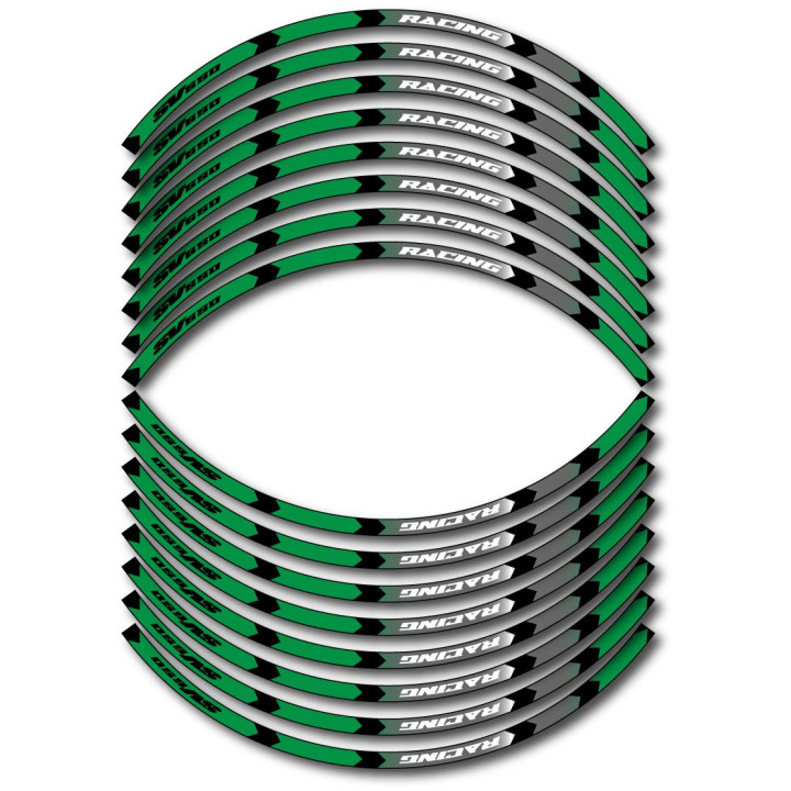 Suzuki Sv 650 Style 12 Wheel Stripes Stickers Decals - DecalsHouse