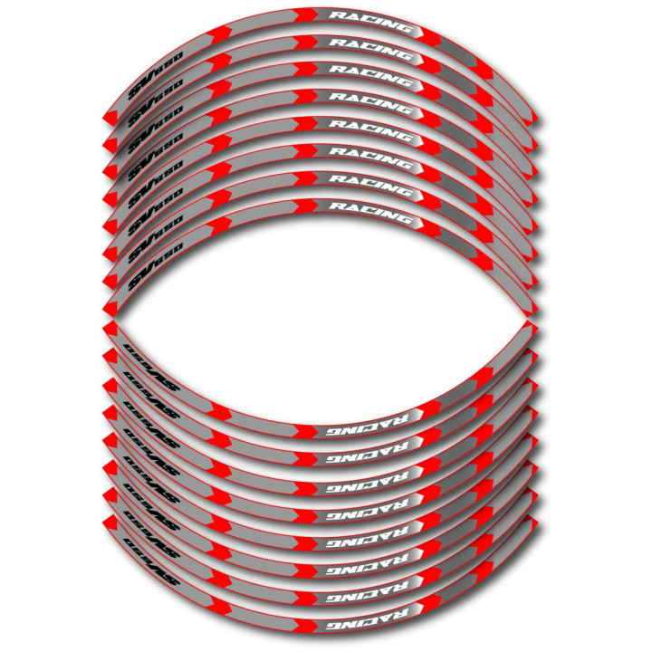 Suzuki Sv 650 Style 6 Wheel Stripes Stickers Decals - DecalsHouse