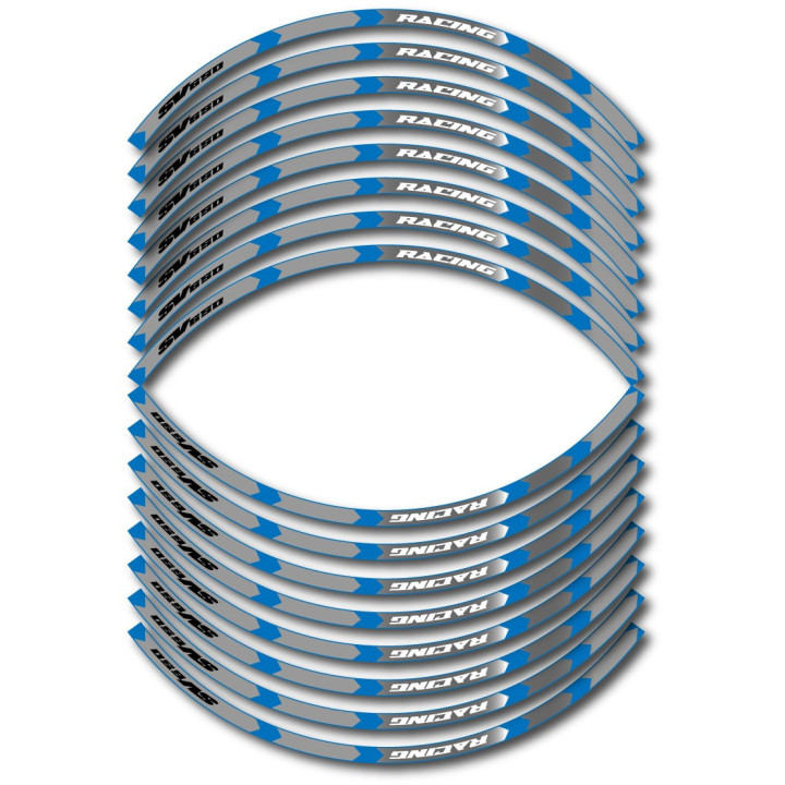 Suzuki Sv 650 Style 8 Wheel Stripes Stickers Decals - DecalsHouse