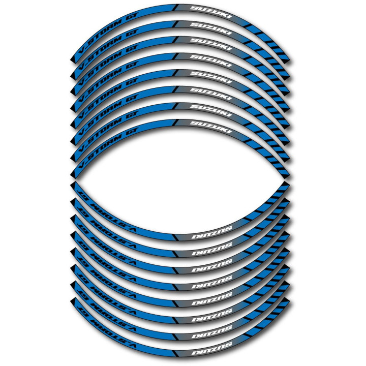 Suzuki V Storm Gt Wheel Stripes Stickers Decals - DecalsHouse