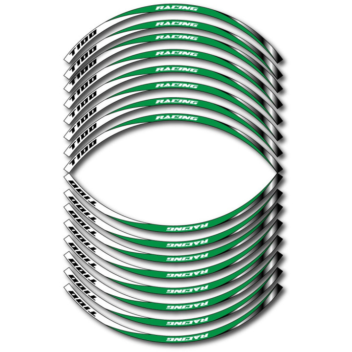 Triumph Bonneville T 100 Style 13 Wheel Stripes Stickers Decals - DecalsHouse
