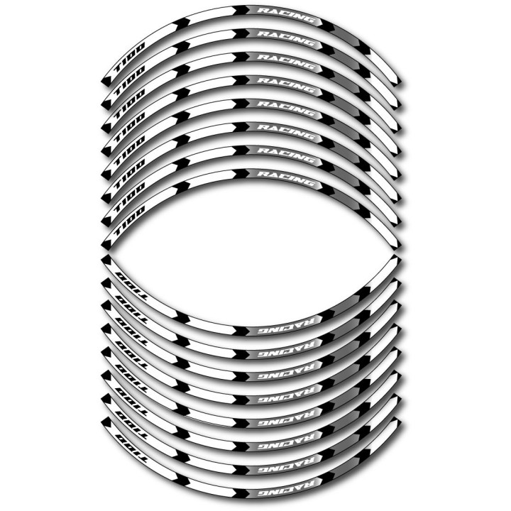 Triumph Bonneville T 100 Wheel Stripes Stickers Decals - DecalsHouse