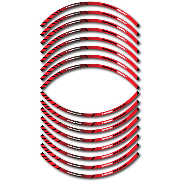 Triumph Speed 1050 Wheel Stripes Stickers Decals - DecalsHouse