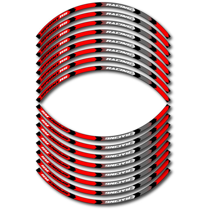 Triumph Sprint Rs Style 13 Wheel Stripes Stickers Decals - DecalsHouse
