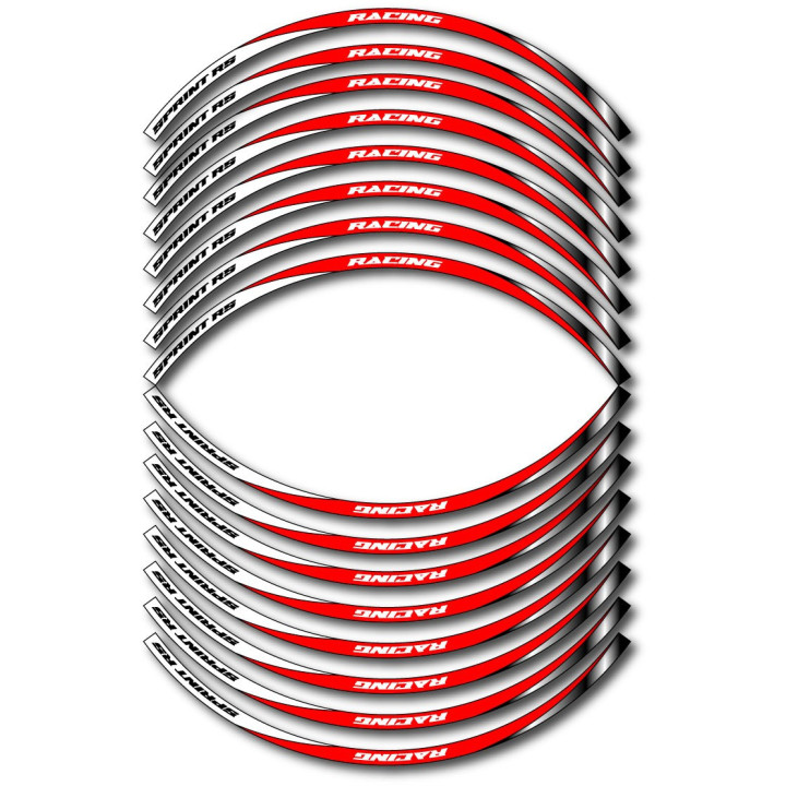 Triumph Sprint Rs Style 4 Wheel Stripes Stickers Decals - DecalsHouse