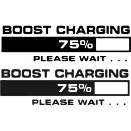 Buy Boost Charging Decal Sticker Online