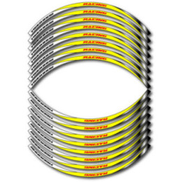Triumph Tiger 995i Style 12 Wheel Stripes Stickers Decals - DecalsHouse