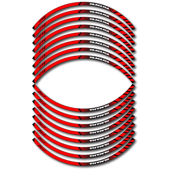 Yamaha Fz1 Fazer Style 8 Wheel Stripes Stickers Decals - DecalsHouse