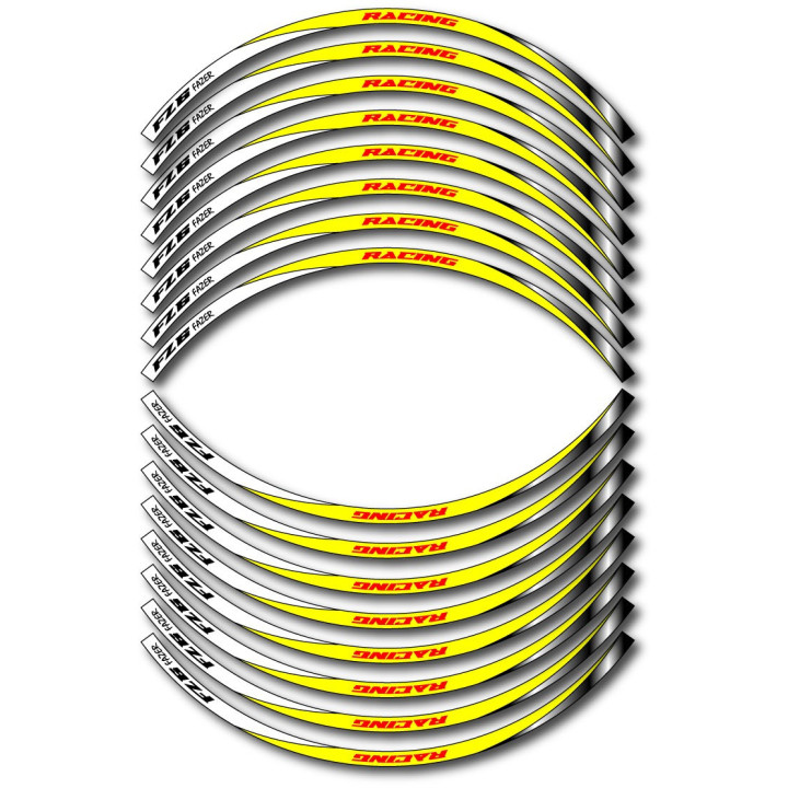 Yamaha Fz6 Fazer Style 3 Wheel Stripes Stickers Decals - DecalsHouse