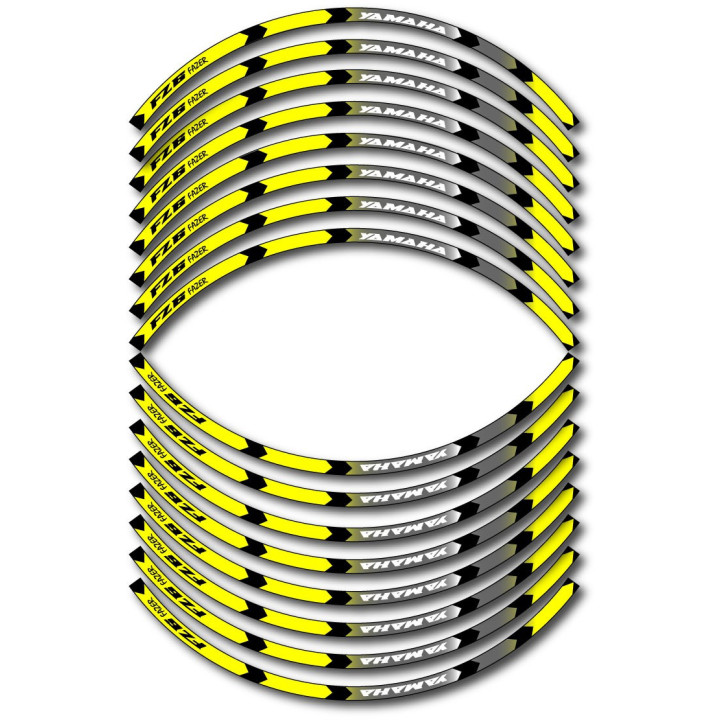 Yamaha Fz6 Fazer Style 7 Wheel Stripes Stickers Decals - DecalsHouse