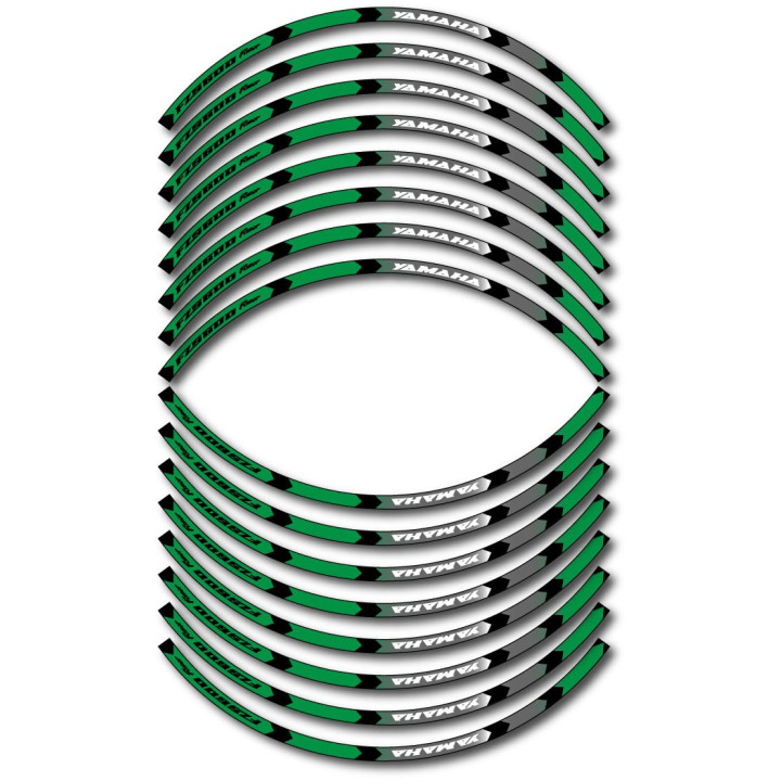 Yamaha Fzs 600 Fazer Style 7 Wheel Stripes Stickers Decals - DecalsHouse