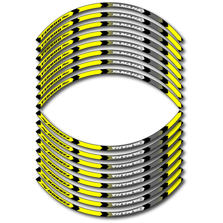 Yamaha Fzs 600 Fazer Style 8 Wheel Stripes Stickers Decals - DecalsHouse
