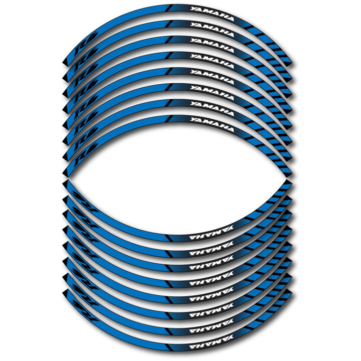 Yamaha R6 Style 10 Wheel Stripes Stickers Decals - DecalsHouse