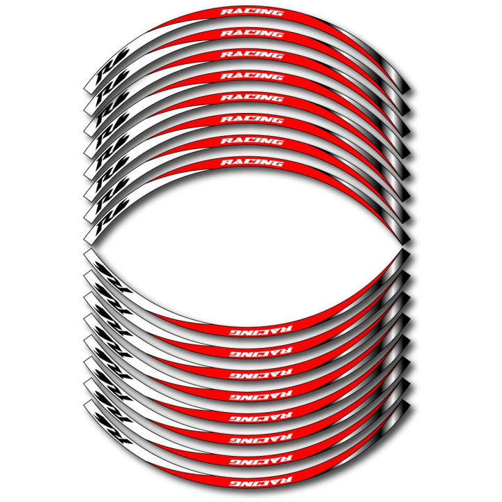 Yamaha R6 Style 4 Wheel Stripes Stickers Decals - DecalsHouse