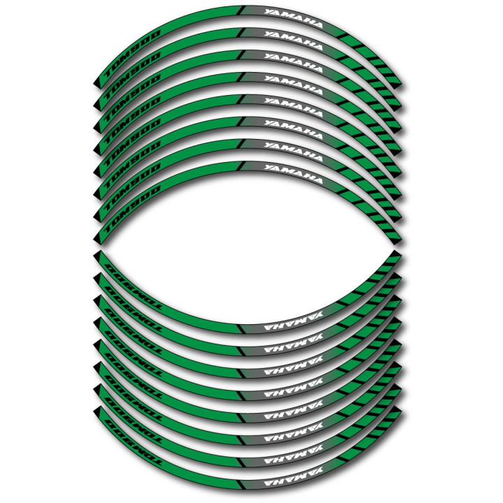 Yamaha Tdm 900 Style 4 Wheel Stripes Stickers Decals - DecalsHouse