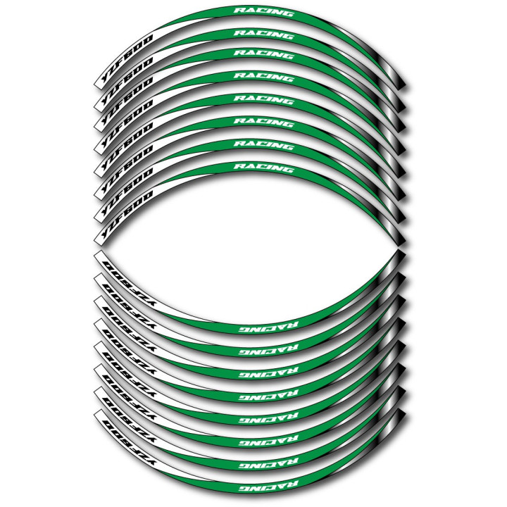 Yamaha Yzf 600 Thundercat Style 13 Wheel Stripes Stickers Decals - DecalsHouse