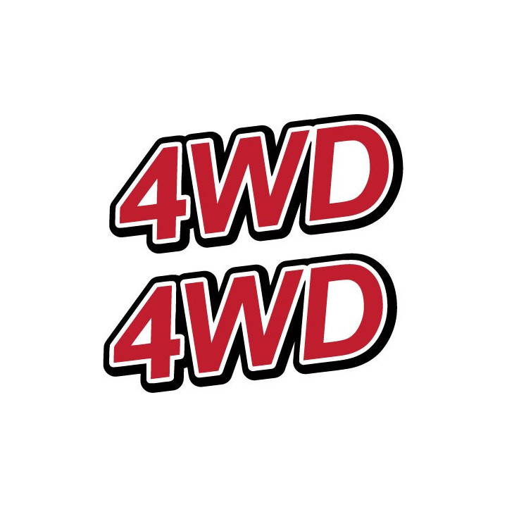 2x 4wd Stickers Decals - DecalsHouse