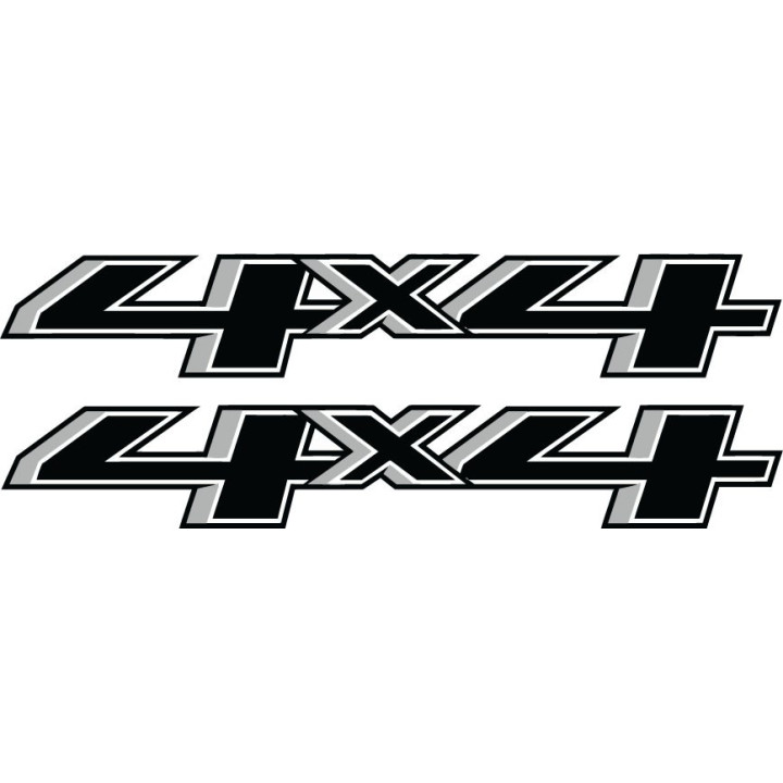 2x 4x4 4wd Style 4 Stickers Decals - DecalsHouse