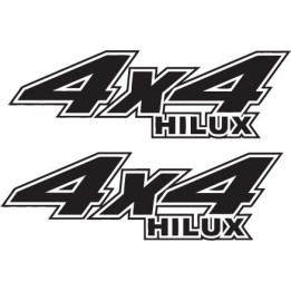 2x 4x4 Hilux Stickers Decals - DecalsHouse