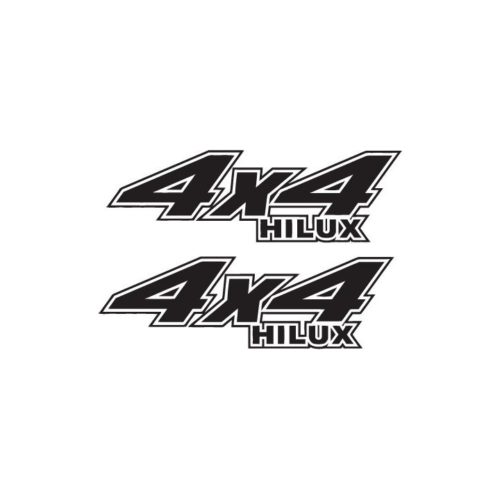 2x 4x4 Hilux Stickers Decals - DecalsHouse