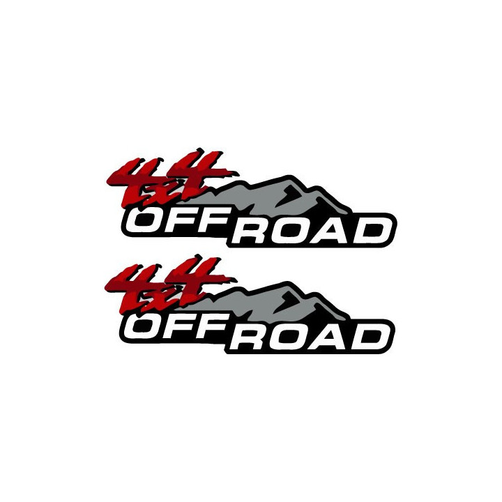 2x 4x4 Off Road Mountains Stickers Decals - DecalsHouse