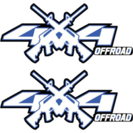 2x 4x4 Offroad Ar Stickers Decals - DecalsHouse