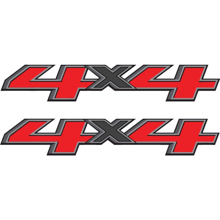 2x 4x4 Stickers Decals - DecalsHouse