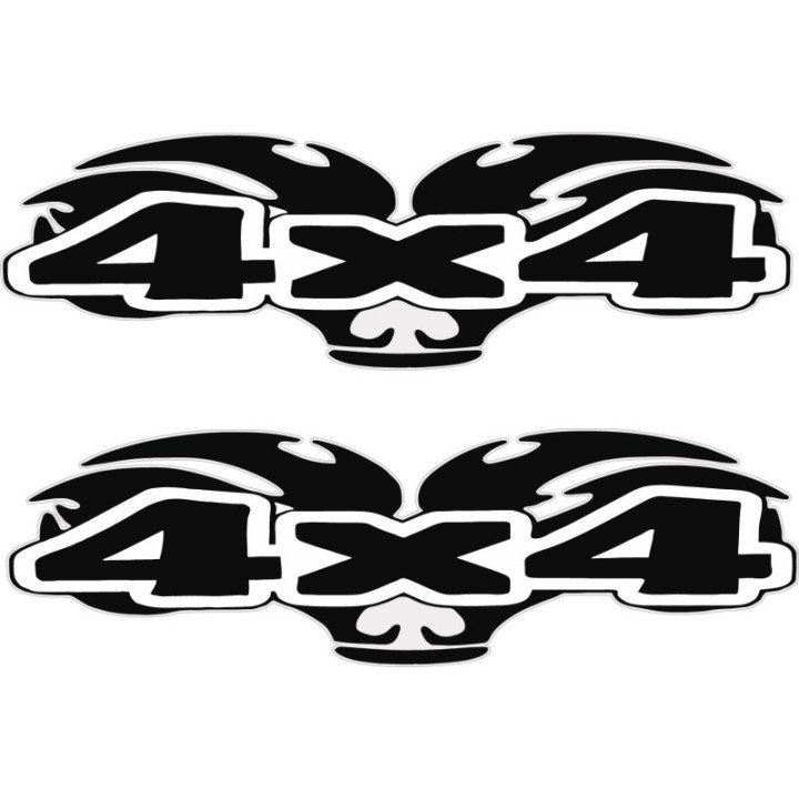 2x 4x4 Style 24 Stickers Decals - DecalsHouse