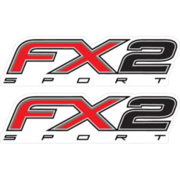 2x Fx2 Sport Stickers Decals - DecalsHouse