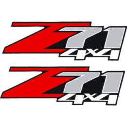 2x Z71 4x4 4wd Style 2 Stickers Decals - DecalsHouse