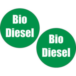 2x Bio Diesel Stickers Decals - DecalsHouse