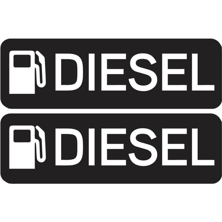 2x Diesel Dh Stickers Decals - DecalsHouse