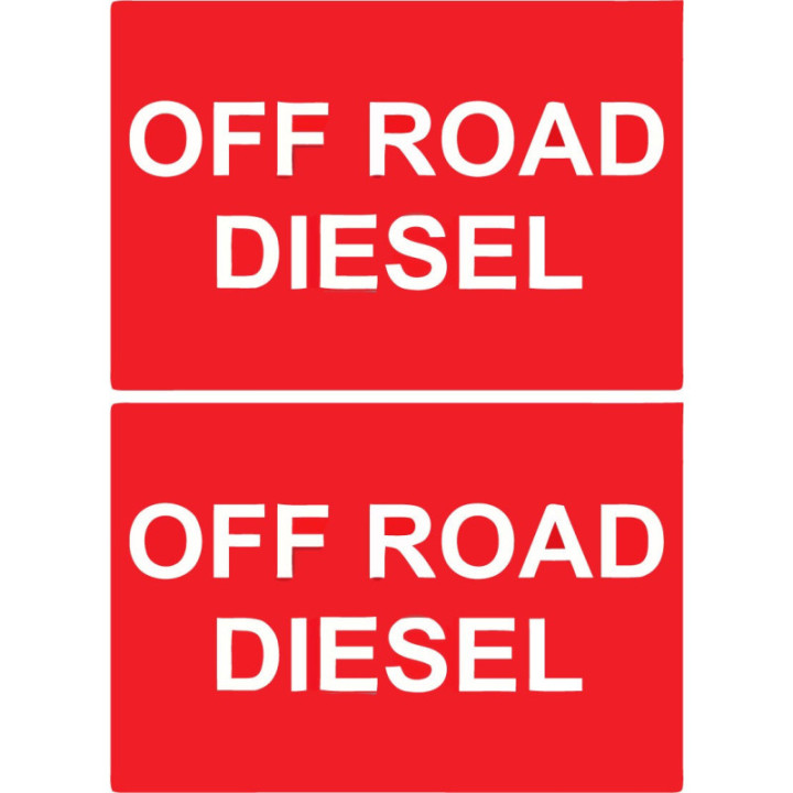 Diesel Off Road Stickers – 4x4 Truck SUV Off-Road Decals (2-Pack)