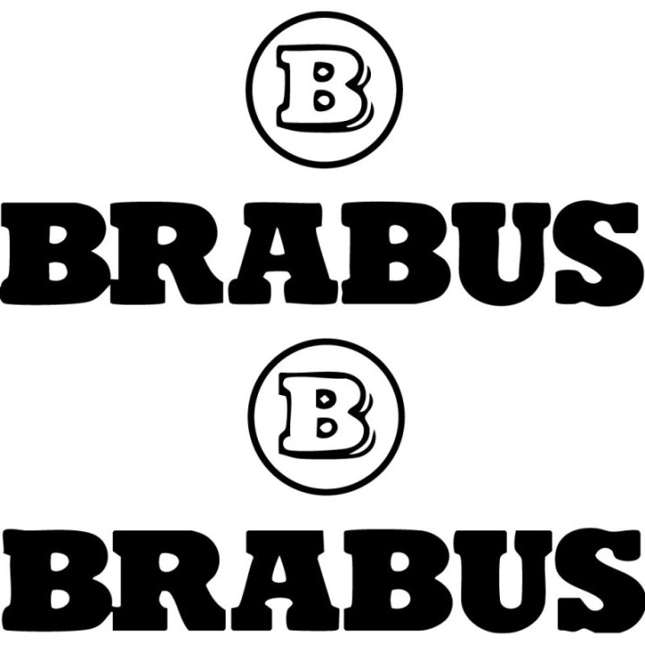 Brabus Stickers – Mercedes Tuner G-Class AMG Decals (2-Pack)
