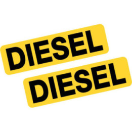 2x Diesel Style 3 Stickers Decals - DecalsHouse