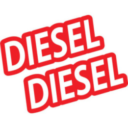 2x Diesel Style 4 Stickers Decals - DecalsHouse
